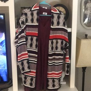 Babydoll dress and cardigan